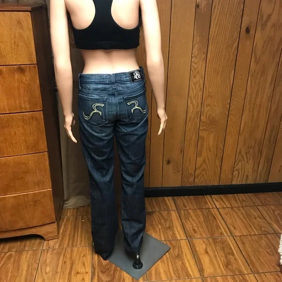 Rock & Republic Stella Jeans Size 29 blue Good Condition - Picture 3 of 15